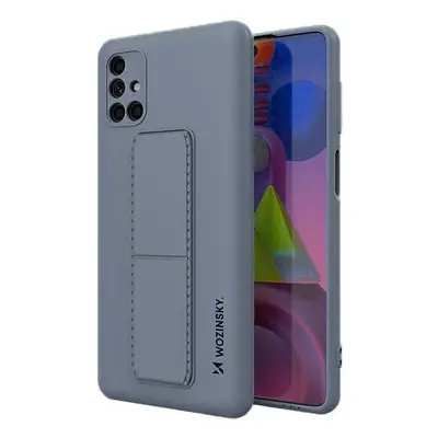 Wozinsky Kickstand Case silikonové pouzdro se stojánkem Samsung Galaxy M51 modré