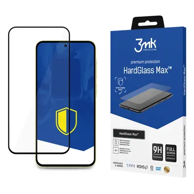 Sklo 9H 3mk HardGlass Max™ pro Samsung Galaxy A35 / A55 5G