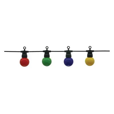 bílé Outdoor String Light Colorful Bulbs 20pc