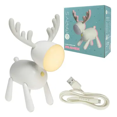 Dětská LED noční lampa WHITE DEER