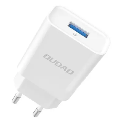 Dudao A4EU USB-A 2,1A síťová nabíječka - bílá