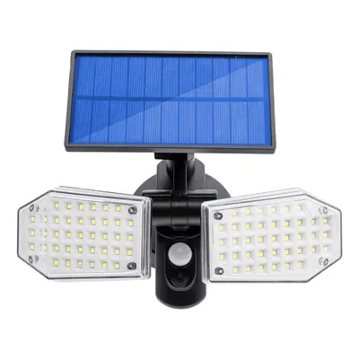 Reflektor solární 78x LED 15W 450lm Studená čidlo pohybu IP65