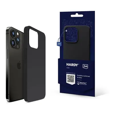 3mk Hardy Silicone MagCase pro iPhone 15 Pro - Graphite