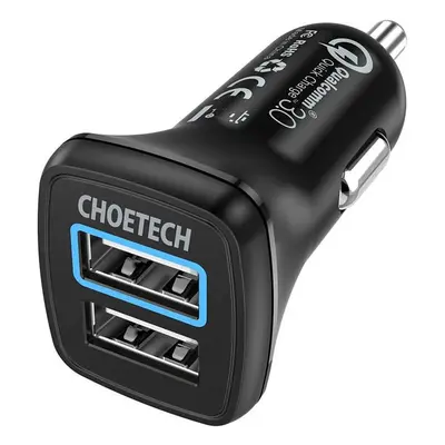 Nabíječka do auta Choetech C0051 36W QC 3.0 (černá)