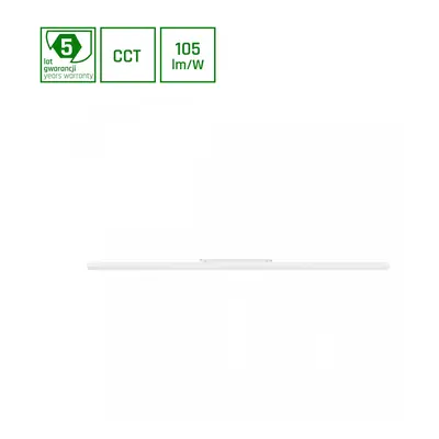 SYSTEM SHIFT CCT- LINE L TRACK LIGHT 902X23X42MM 22W 100DEG Bílá CCT SWITCH 5Y WARRANTY
