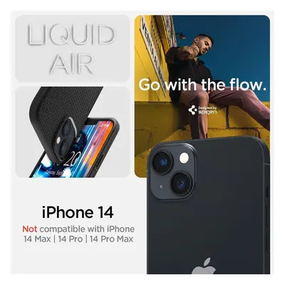 Pouzdro Spigen Liquid Air pro iPhone 14 - matně černé