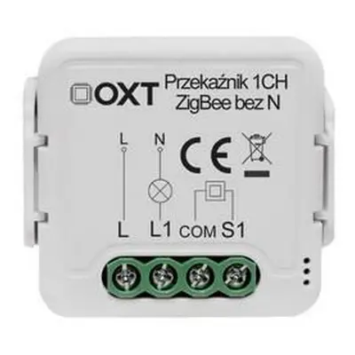 OXT mini relé 1 okruh bez N ZigBee TUYA