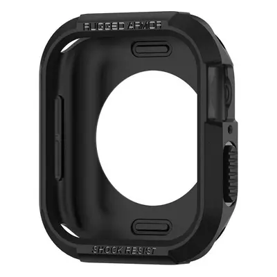 Pouzdro Spigen Rugged Armor pro Apple Watch 4 / 5 / 6 / 7 / 8 / SE (44/45 mm) - černé