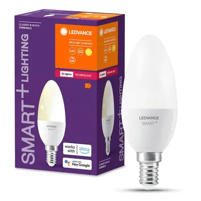 LED žárovka E14 B40 4,9W 470lm 2700K Teplá LEDVANCE SMART + ZigBee Stmívatelná