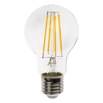 LED žárovka LED E27 A60 7W = 60W 806lm 3000K Teplá 360° Filament POLUX