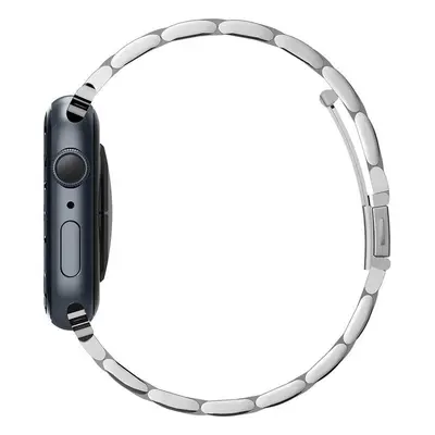 Spigen Modern Fit Band pro Apple Watch 4/5/6/7/8/SE (38/40/41 mm) - stříbrná