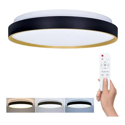 Solight LED osvětlení s dálkovým ovladačem Cala, 48W, 3360lm, 38cm, změna chromatičnosti, stmíva