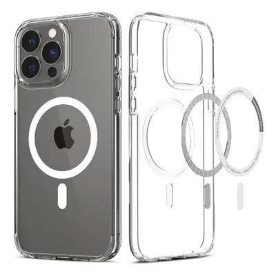 Spigen Ultra Hybrid Mag pouzdro s MagSafe pro iPhone 13 Pro - bílé