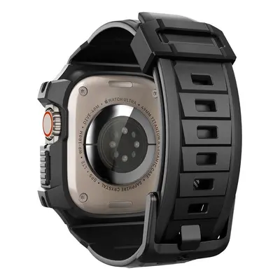 Pouzdro s řemínkem Spigen Rugged Armor Pro pro Apple Watch Ultra (49 mm) - černé