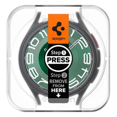 Spigen Glas.tR EZ Fit tvrzené sklo pro Samsung Galaxy Watch 6 Classic (47 mm) - 2 ks.