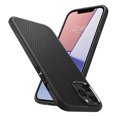 Pouzdro Spigen Liquid Air pro iPhone 12 / iPhone 12 Pro - matně černé