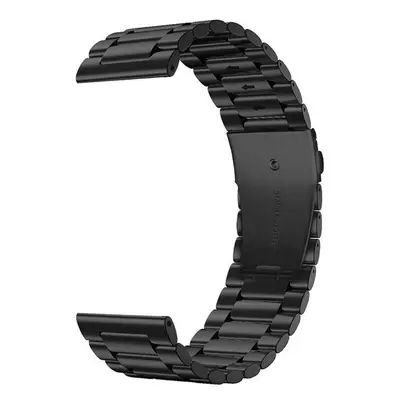 Colmi Nerezový řemínek k chytrým hodinkám Black 22mm