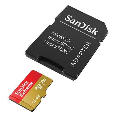 Paměťová karta SANDISK EXTREME microSDXC 512 GB 190/130 MB/s UHS-I U3 (SDSQXAV-512G-GN6MA)