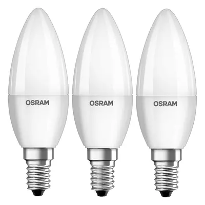 3PAK LED žárovka LED E14 B35 7W = 60W 806lm 2700K Teplá 200° OSRAM VALUE