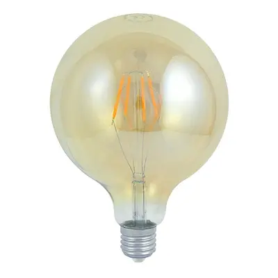 LED žárovka LED E27 G80 4W = 18W 320lm 2000K Teplá 360° Filament GOLDLUX (Polux)