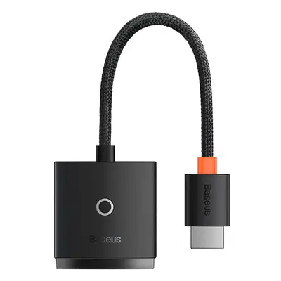 Adaptér HDMI na VGA řady Baseus Lite se zvukem (černý)