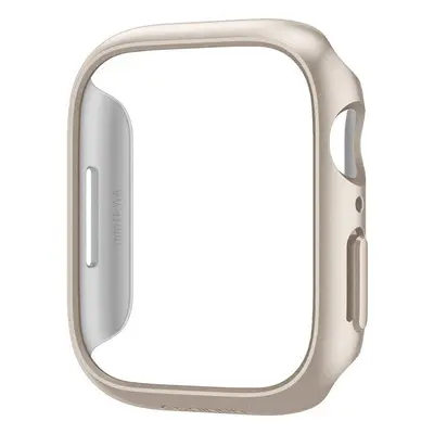 Pouzdro Spigen Thin Fit pro Apple Watch 7 / 8 (41 mm) - béžové