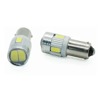 Auto LED žárovka BA9S 6 SMD 5630 s čočkou T4W