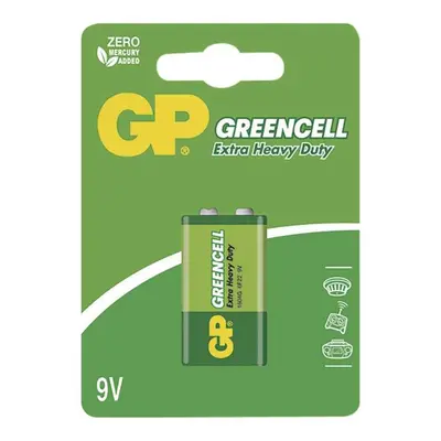 Zinková baterie GP Greencell 9V (6F22)