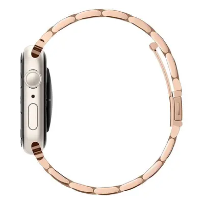 Spigen Modern Fit Band pro Apple Watch 4/5/6/7/8/SE (38/40/41 mm) - růžově zlatá