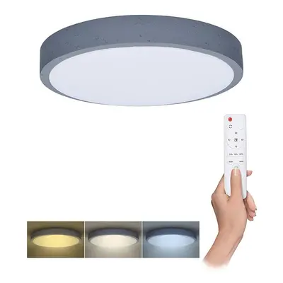 Solight LED osvětlení s dálkovým ovladačem Grey , 48W, 3360lm, 38cm, změna chromatičnosti, stmív