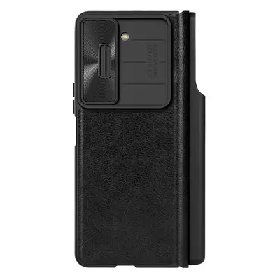 Kožené pouzdro s klopou a krytem fotoaparátu pro Samsung Galaxy Z Fold 5 Nillkin Qin Leather Pro