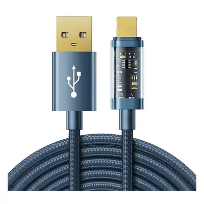 Kabel pro USB-A / Lightning / 2,4A / 1,2 m Joyroom S-UL012A12 (modrý)