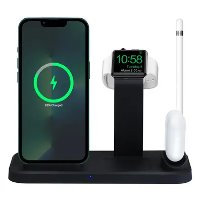 WD-05 | Dokovací stanice pro Apple iPhone AirPods Watch | Qi 15W nabíječka telefonu | Lightning 