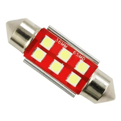 Auto LED žárovka C5W 6 SMD 3535 CAN BUS 39 mm