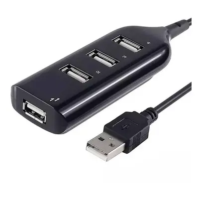 YT03 | USB 2.0 HUB | Rozbočovač pro 4 USB porty černá