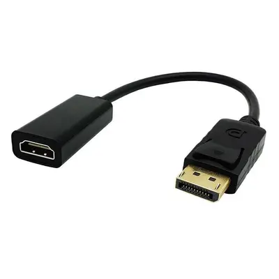 DP-H-30CM-Černá | HDMI kabel (f) - Display Port | 4K | 30 cm černá