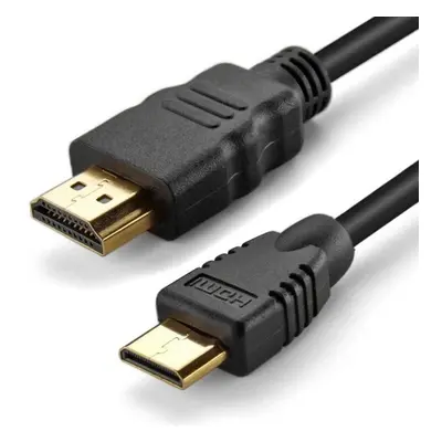 HN-1,5-1,5M | Kabel HDMI - Mini HDMI | 4K | 3D | 1,5 metru černá