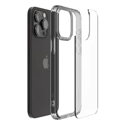 Spigen Ultra Hybrid Case pro iPhone 15 Pro - Transparentní šedá