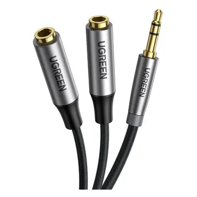 Prodlužovací kabel Ugreen AUX 3,5mm mini jack 0,2 m černý (AV191 50253)