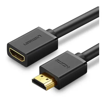 Ugreen kabel Prodlužovací kabel HDMI (samice) - HDMI (samec) 19 pin 1.4v 4K 60Hz 30AWG 2m černý 