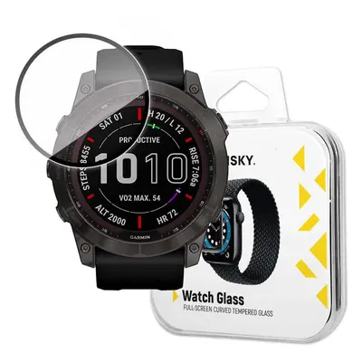 Wozinsky Watch Glass hybridní sklo pro Garmin Fenix 7X černé