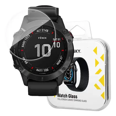 Wozinsky Watch Glass hybridní sklo pro Garmin Fenix 6X Pro transparentní