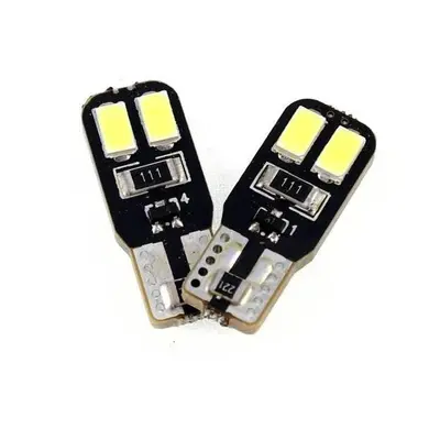 Auto LED žárovka W5W T10 4 SMD 5630 CAN BUS OBOUSTR.