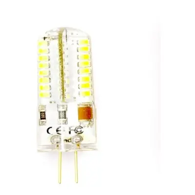 Žárovka G4 64 SMD 3014 SILIKONOVÁ 230V Bílý zimny