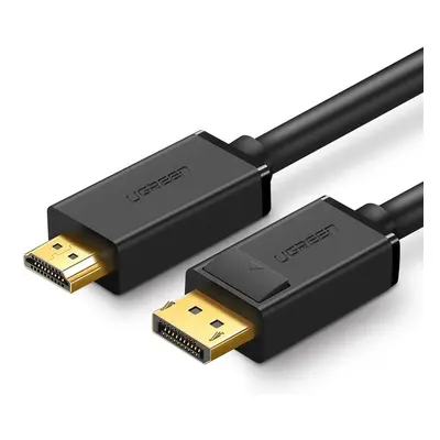 Jednosměrný kabel Ugreen z DisplayPortu na HDMI 4K 30 Hz 32 AWG 2 m černý (DP101 10202)