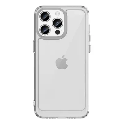 Zesílené pouzdro s pružným rámem pro iPhone 15 Pro Outer Space - průhledné