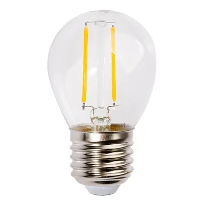 LED žárovka LED E27 G45 2W = 23W 230lm 3000K Teplá 280° Filament GOLDLUX (Polux)