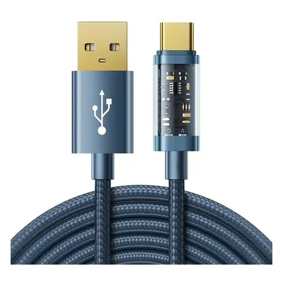 Kabel k USB-A / Typ C / 3A / 1,2 m Joyroom S-UC027A12 (modrý)