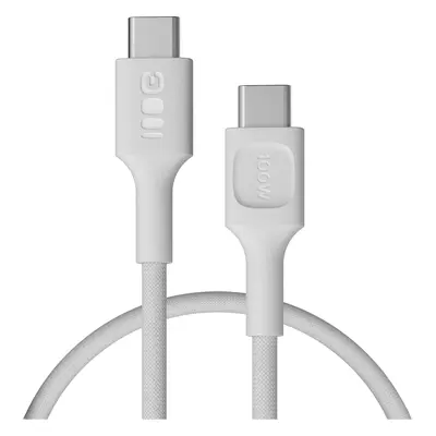 USB-C kabel 0.3m 100W Greencell PowerStream Rychlo Nabíjení PD Snow bílé