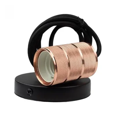 Závěsné stropní svítidlo 2m E27 Pink Gold